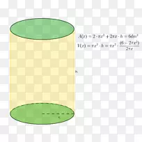 表面积圆柱导数微积分桶中的垃圾