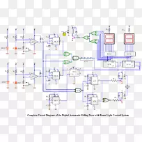 电气网络工程线电子电路滚门控制器