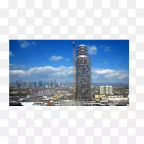 摩天大楼三星星系S4都会区天际线高楼大厦-法兰克福市