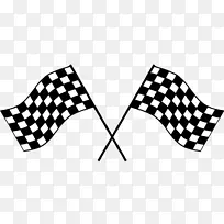 赛车一级方程式赛车旗-赛车奖杯
