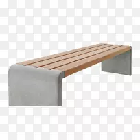 硬木胶合板长凳-光滑长凳