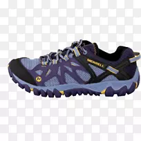 运动鞋，远足靴，运动服，合成橡胶.紫色降落伞
