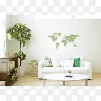 室内植物起居室-客厅