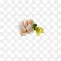 菜谱装饰菜肴-三文鱼生鱼片