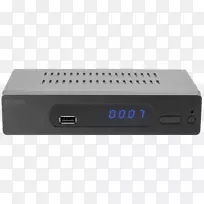 电缆转换器盒高效视频编码dvb-t2数字视频广播无线接入点卫星接收机