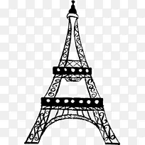 艾菲尔铁塔剪贴画-法国铁塔