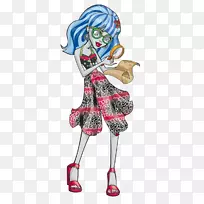 怪物高弗兰基·斯坦娃娃芭比娃娃食尸鬼-头骨怪物