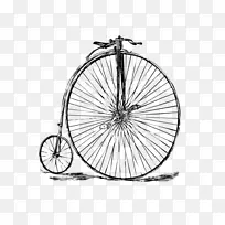 便士自行车艺术自行车-自行车古董