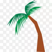 槟榔科美人鱼书儿童奥德赛-寻找椰子树