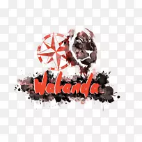 犬种标志Wakanda剪贴画-Wakanda项链
