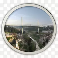 空中租赁-a-汽车高架桥跨rhumel尚普兰桥-桥