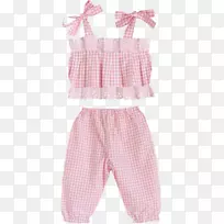 服装褶皱短裤婴儿内裤-粉红粉