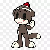 狗艺术人类行为剪贴画-100分