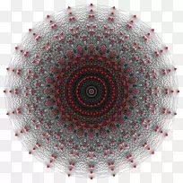 对称圆点图案-三维正方形