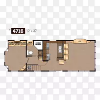 平面图公园模型房屋-公园楼层