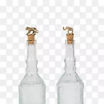 玻璃瓶，啤酒瓶，葡萄酒.珠宝配件