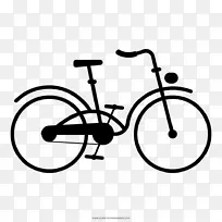 自行车车轮画自行车着色书.彩色安全帽