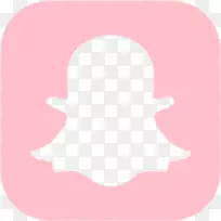 电脑图标Snapchat社交媒体颜色-Snapchat