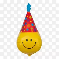 派对帽生日礼物气球-生日