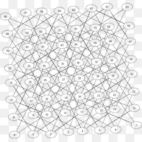 线条艺术点角字体-骑士之旅