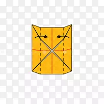 折纸如何-动画黄色图案-折纸纸盒