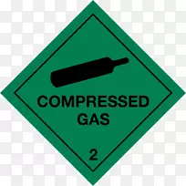 标志气瓶可燃性和易燃性标签.符号