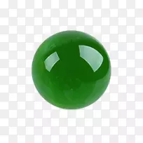 翡翠绿色球体-设计