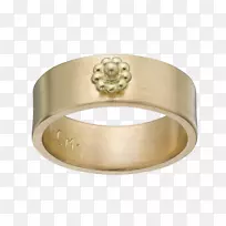 结婚戒指彩色金银戒指