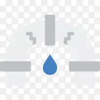 管道阀门计算机图标标志标牌-水砂