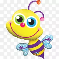 蜜蜂昆虫丝状气球形状-蜜蜂