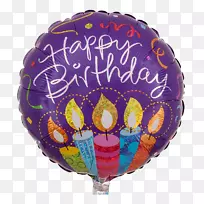 气球铝箔生日派对蜡烛气球