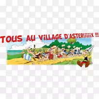 Asterix和Obelix的生日Asterix和战车赛跑村-Asterix和Obelix壁纸