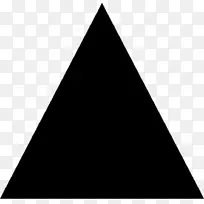 等边三角形黑色三角形等边多边形几何三角形