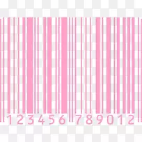 高容量彩色条形码粉红色código透明条形码