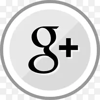 社交媒体电脑图标Google+字体超酷谷歌标志-社交媒体