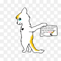 猫线艺术卡通宠物剪辑艺术-猫