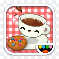 泡泡-我的虚拟宠物Moy卡通世界，toca boo toca boca食品-android