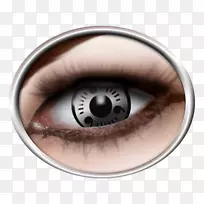 隐形眼镜黄色屈光度