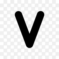 符号字母表计算机图标符号v-符号