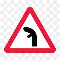 右车辆道路交界处优先使用交通标志-交汇处