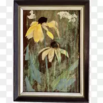 静物摄影植物画框-花