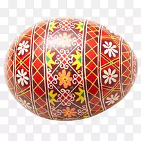 复活节彩蛋对称圣诞装饰球图案-复活节