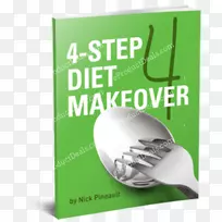 食物脂肪减肥手册：数步骤，而不是卡路里来减肥，并且永远远离燃烧烹饪的书籍。