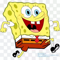 帕特里克之星海绵宝宝长裤：百老汇音乐剧鱿鱼触手墙贴-Spong bob