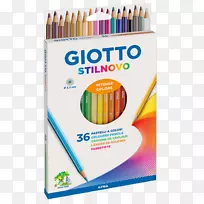 彩色铅笔粉彩水彩画-铅笔