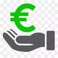 欧元符号金融电脑图标货币-geld图标
