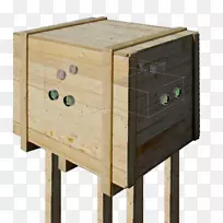 木箱托盘包装贴标盒