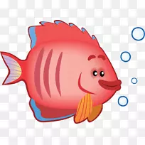 金鱼海洋生物剪贴画-鱼