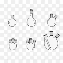 圆形底瓶施伦克瓶实验室瓶施伦克系列化学玻璃