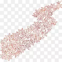 线粉红色m线